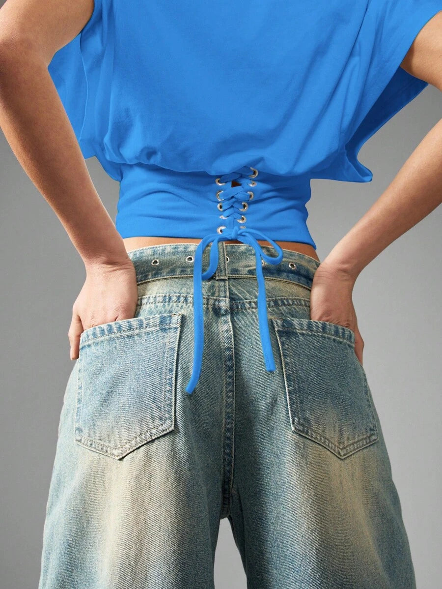 Cap Sleeve Crop Top