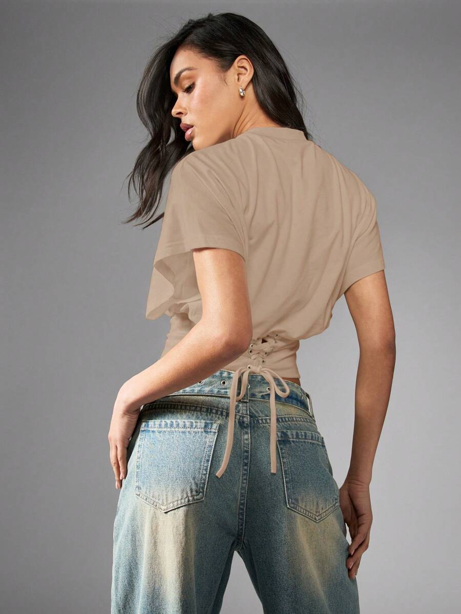Cap Sleeve Crop Top