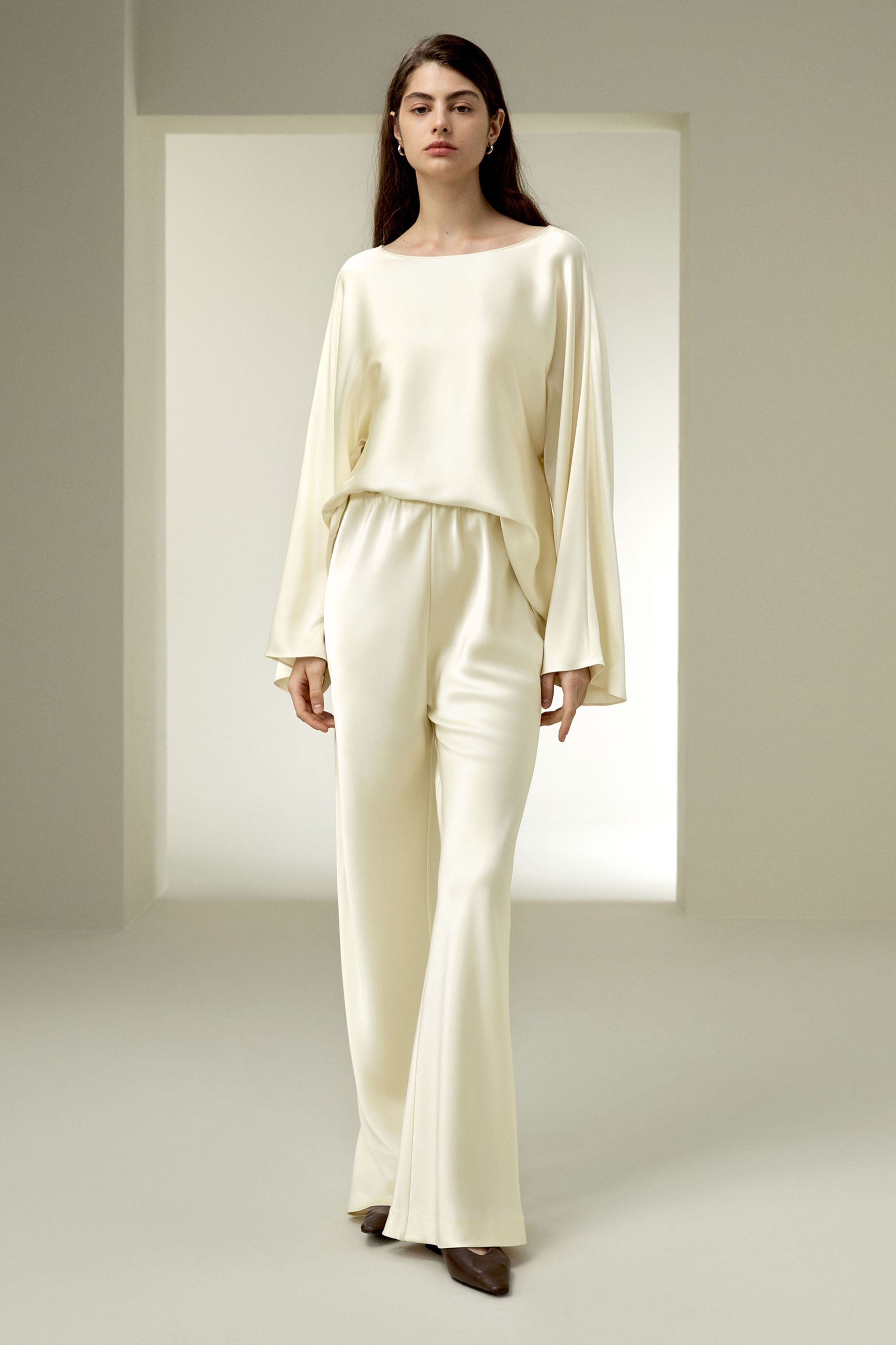 Silk Crewneck Set