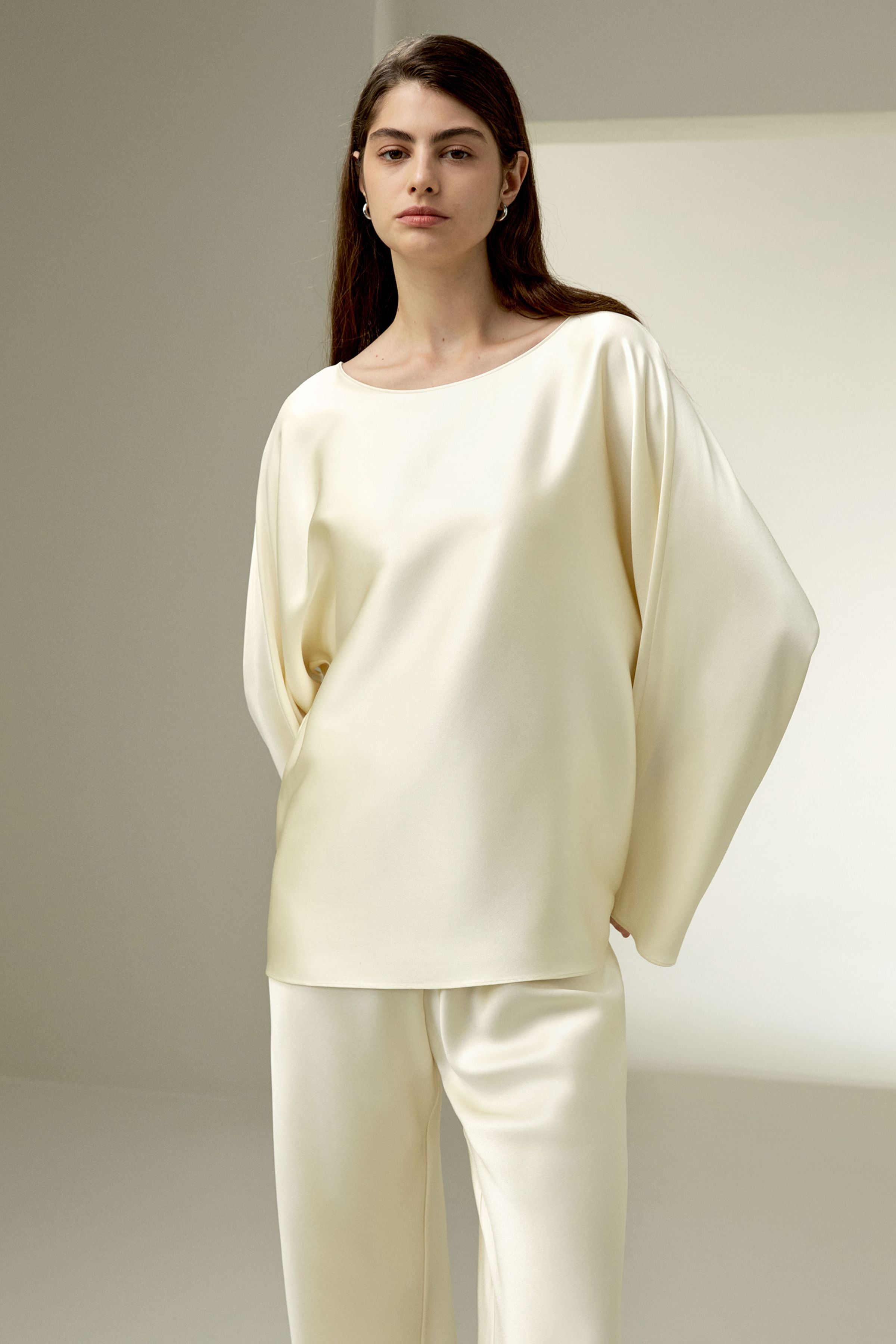Silk Crewneck Set