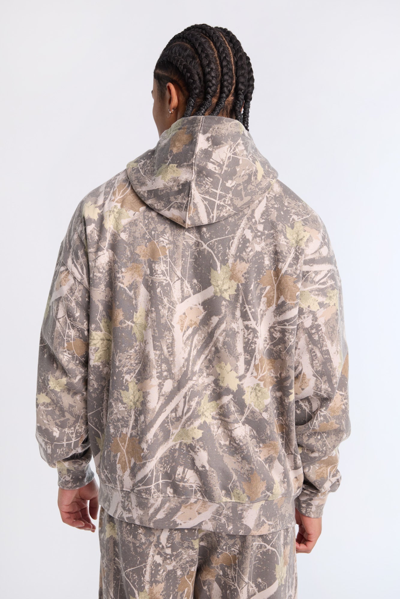AERO Tree Camouflage Boxy Hoodie