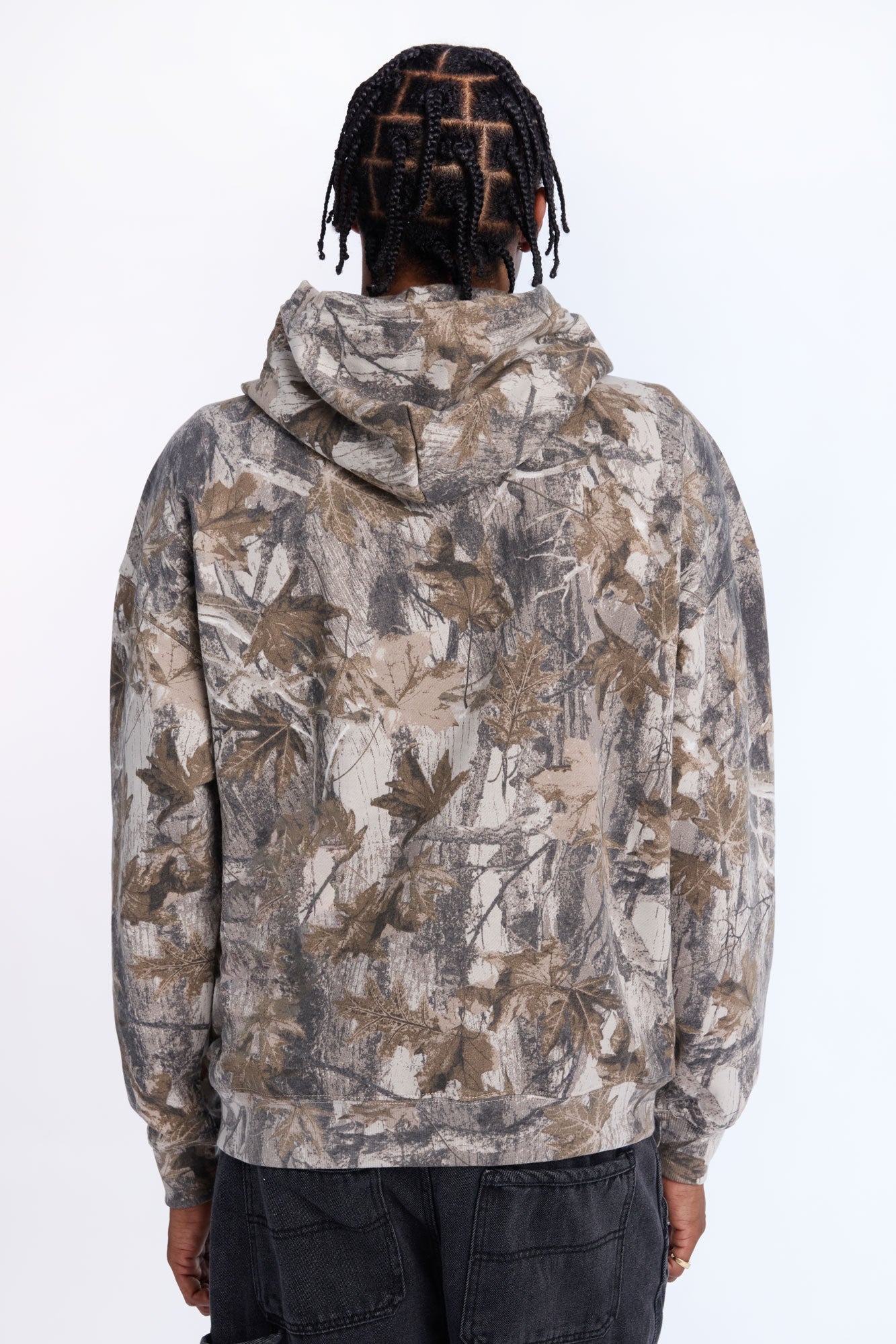 AERO Tree Camouflage Boxy Hoodie