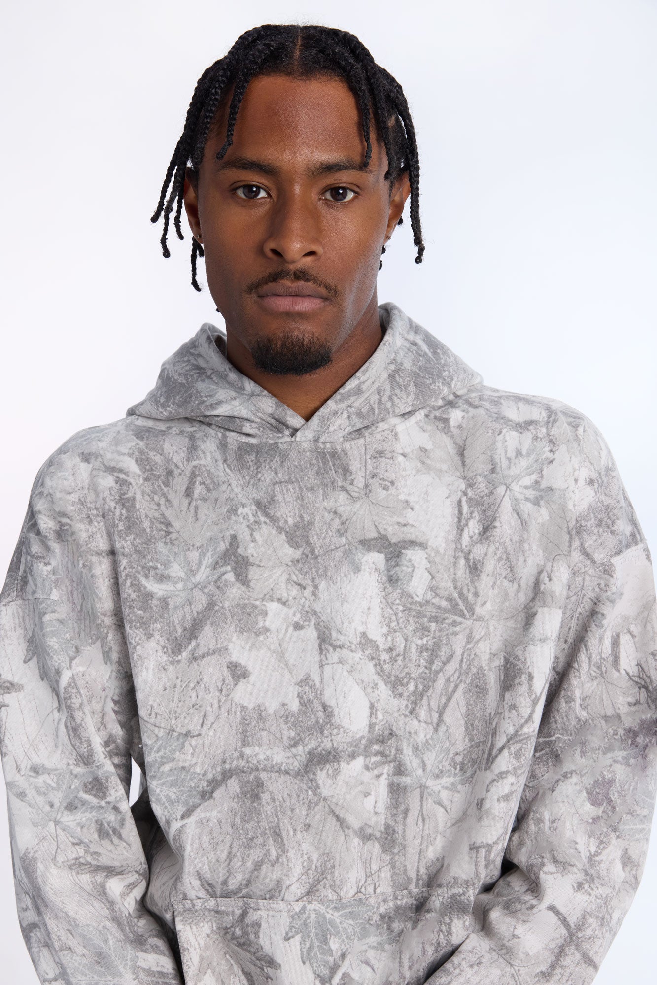 AERO Tree Camouflage Boxy Hoodie
