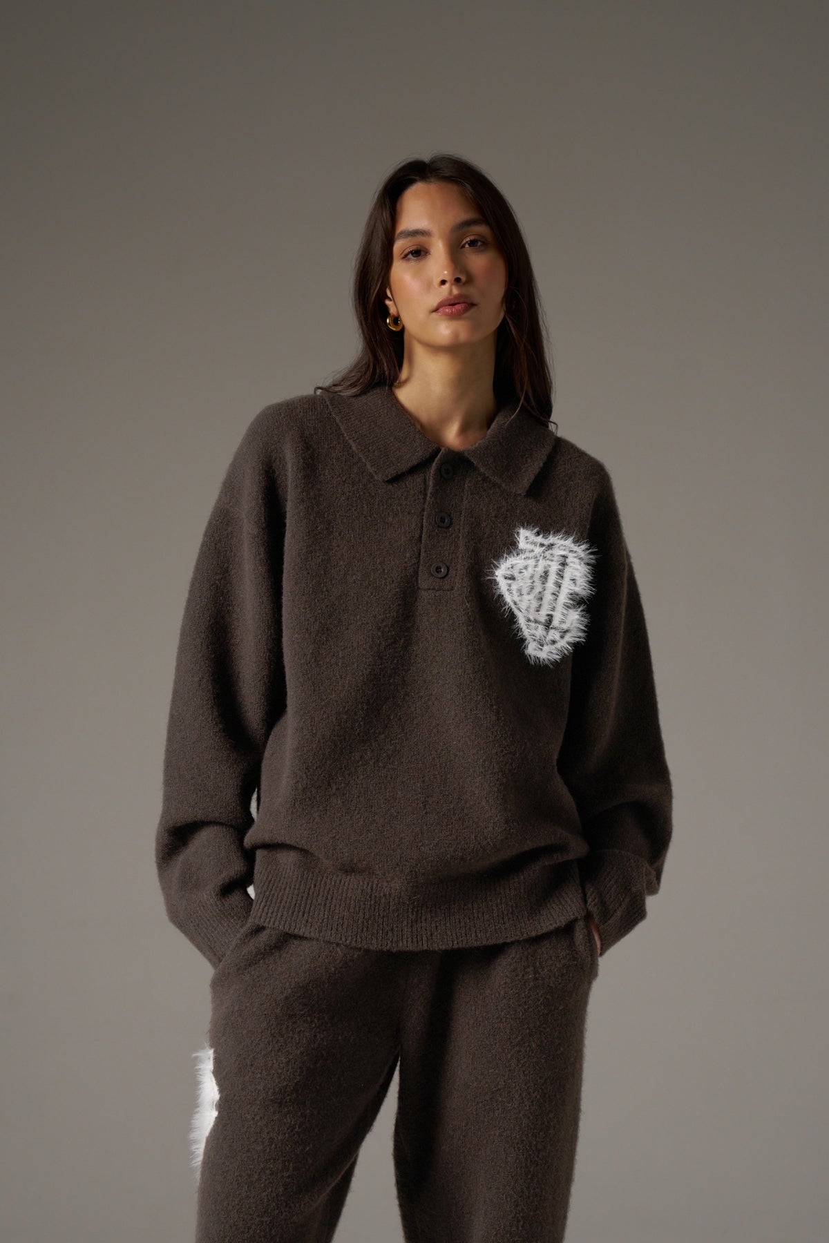 Monogram Fluffy Tracksuit