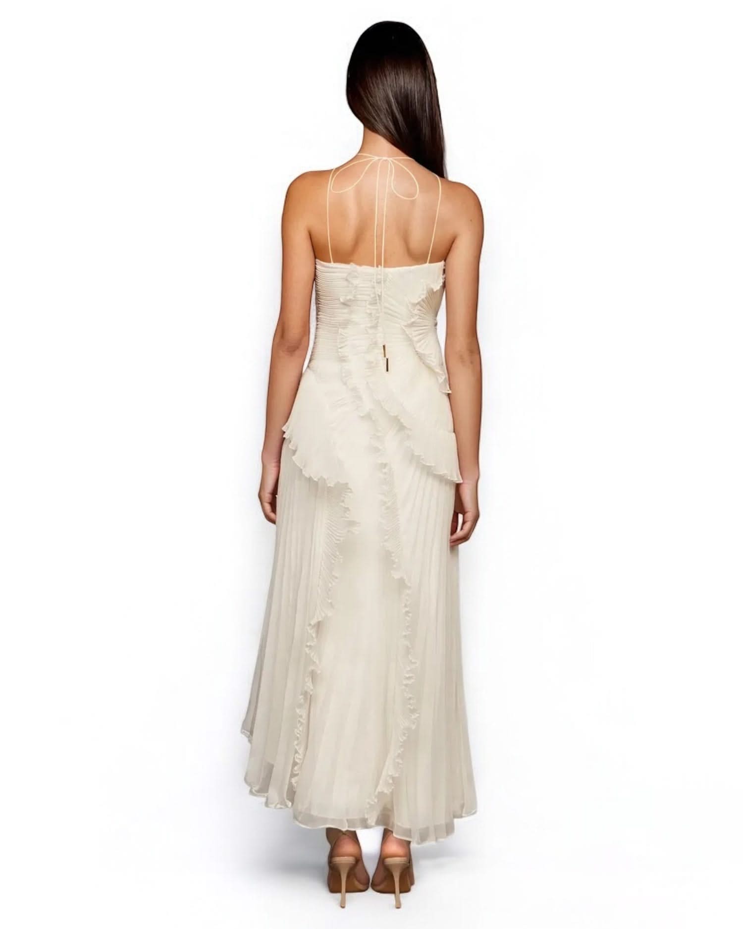 Solid Square Neck Dress
