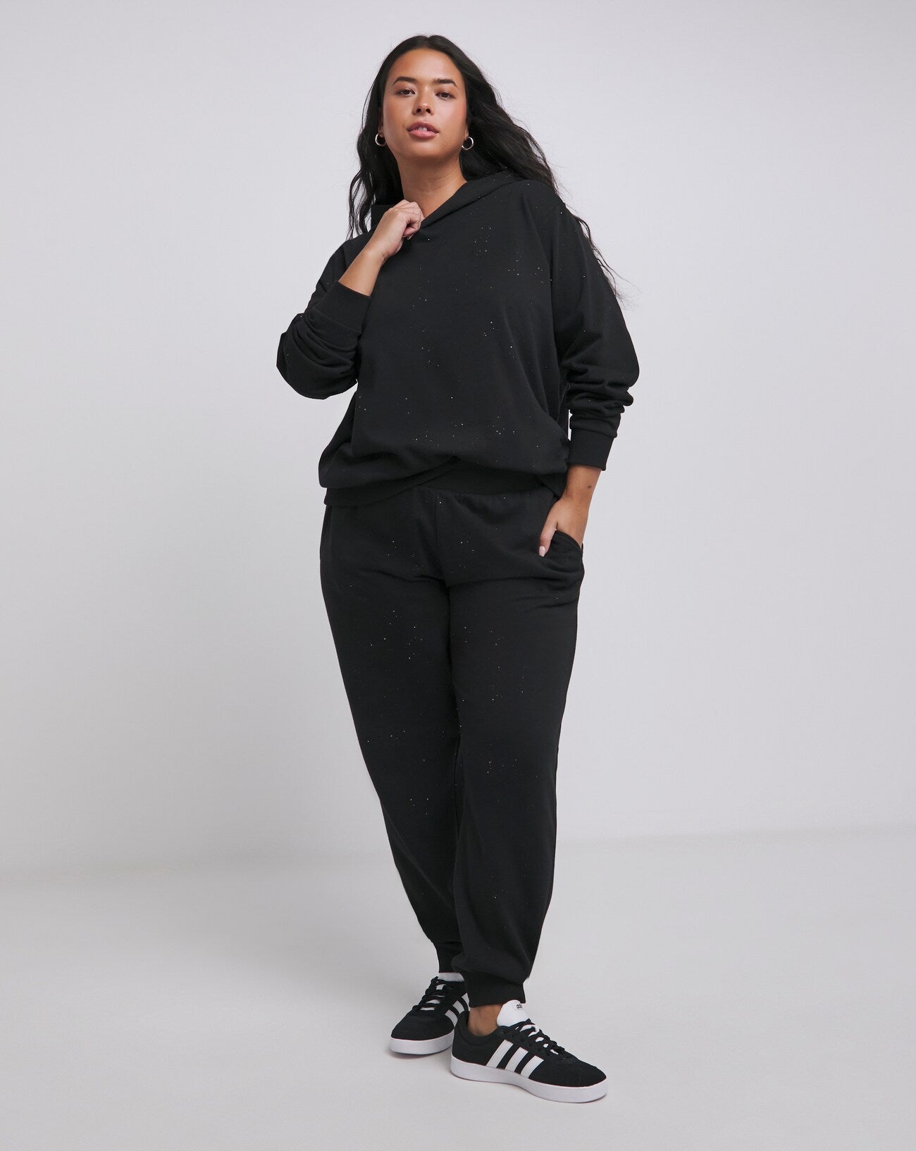 Black Diamante tracksuit