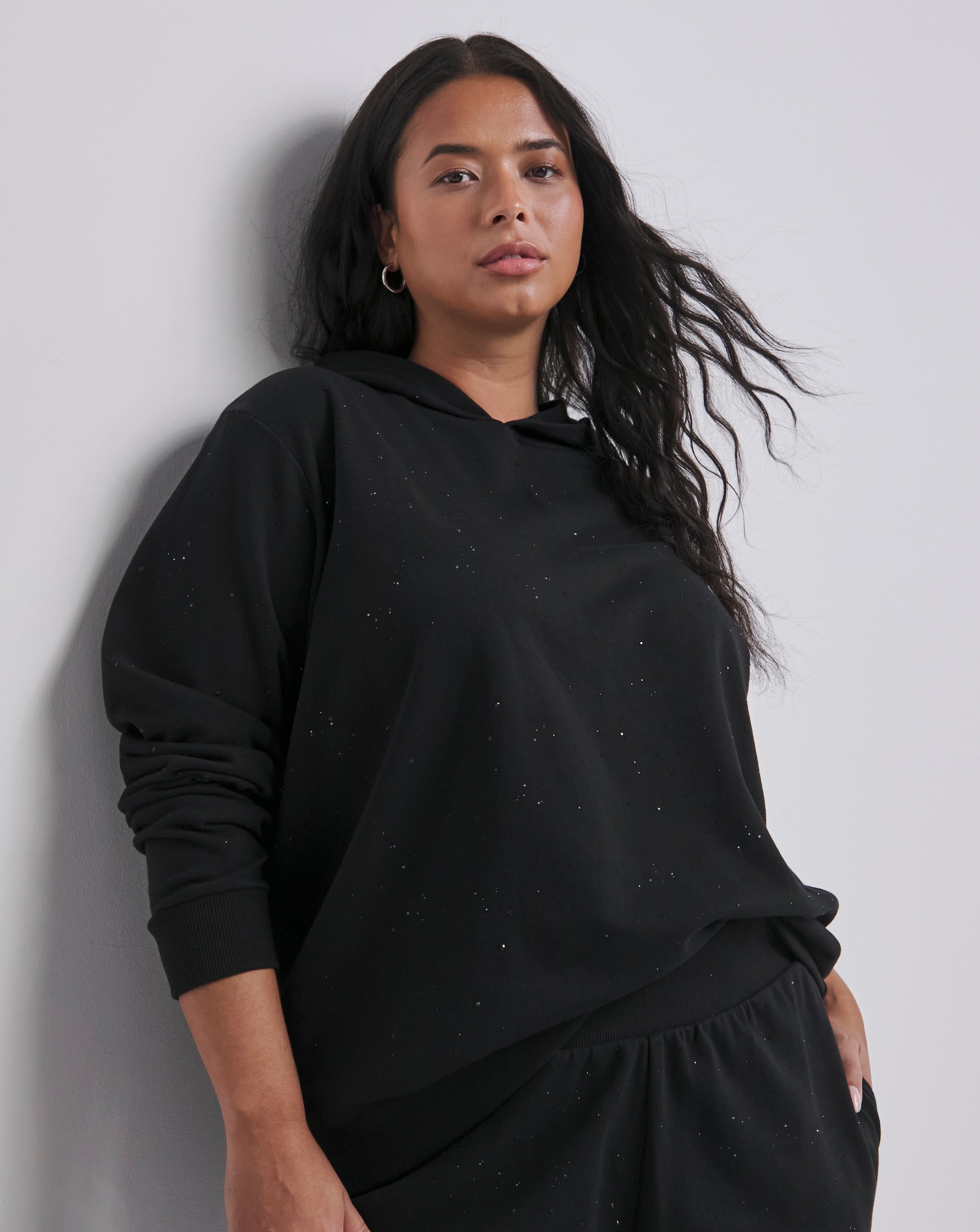 Black Diamante tracksuit
