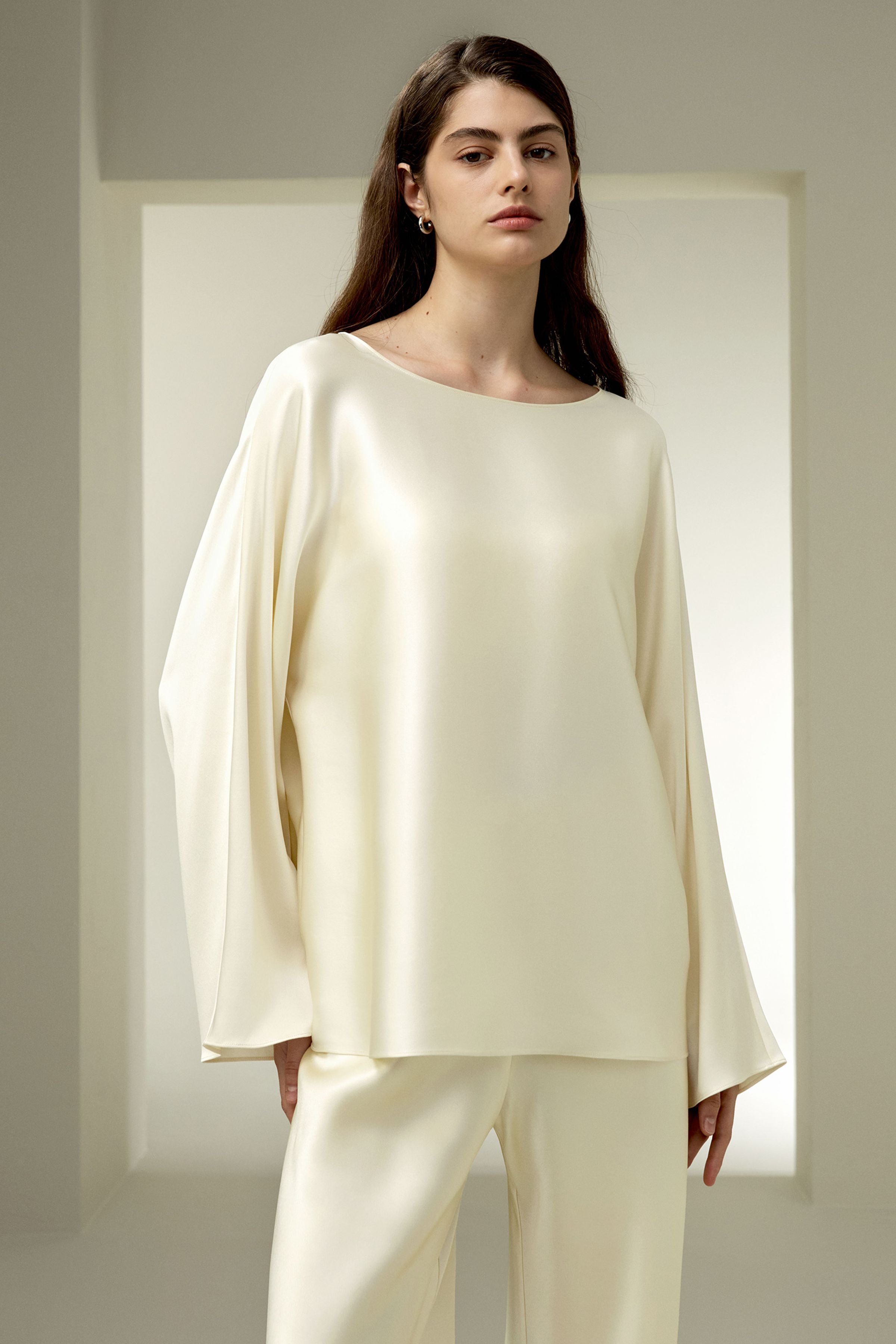 Silk Crewneck Set