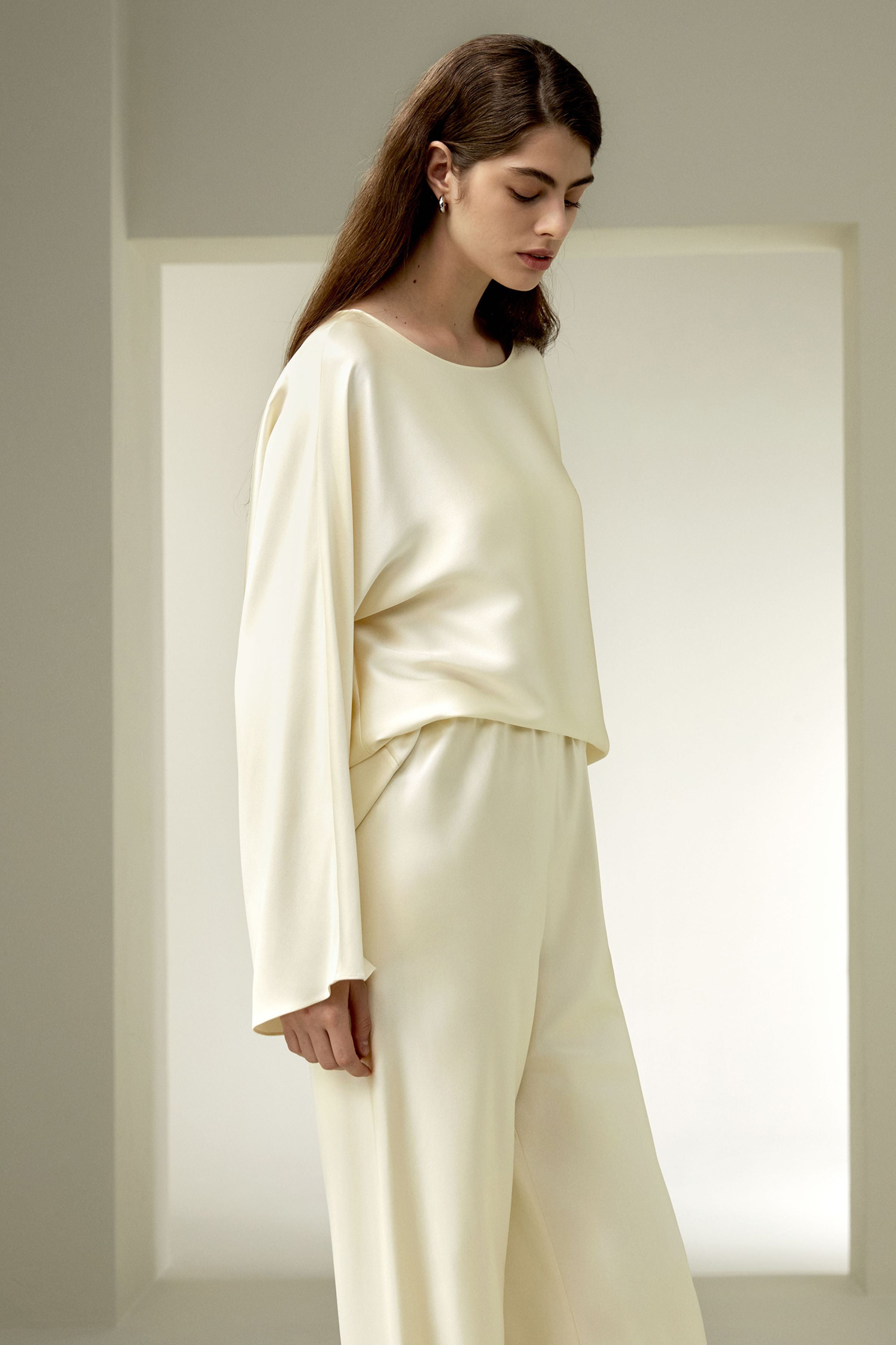 Silk Crewneck Set