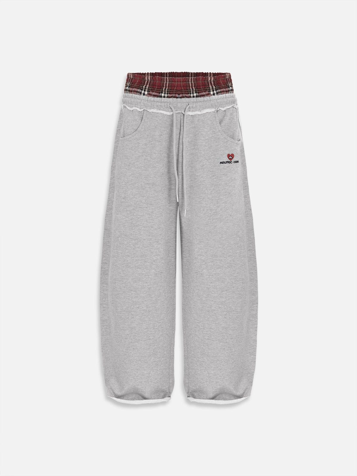 Calani Double Waist Baggy Sweatpants