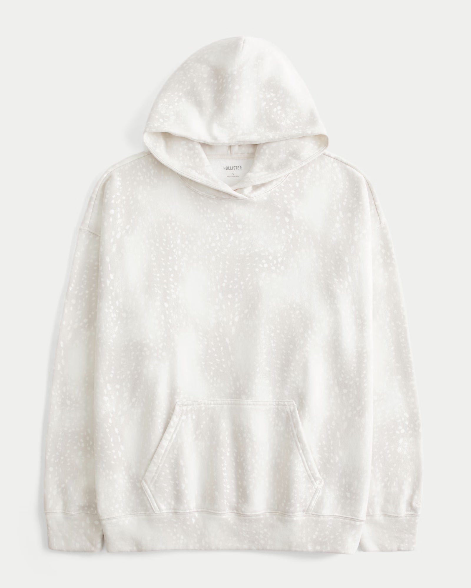 Oversized Deer Print Hoodie