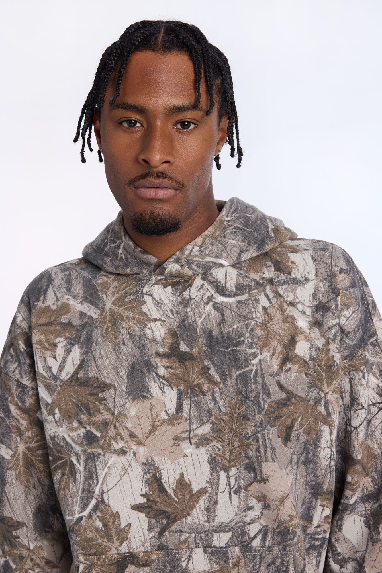AERO Tree Camouflage Boxy Hoodie