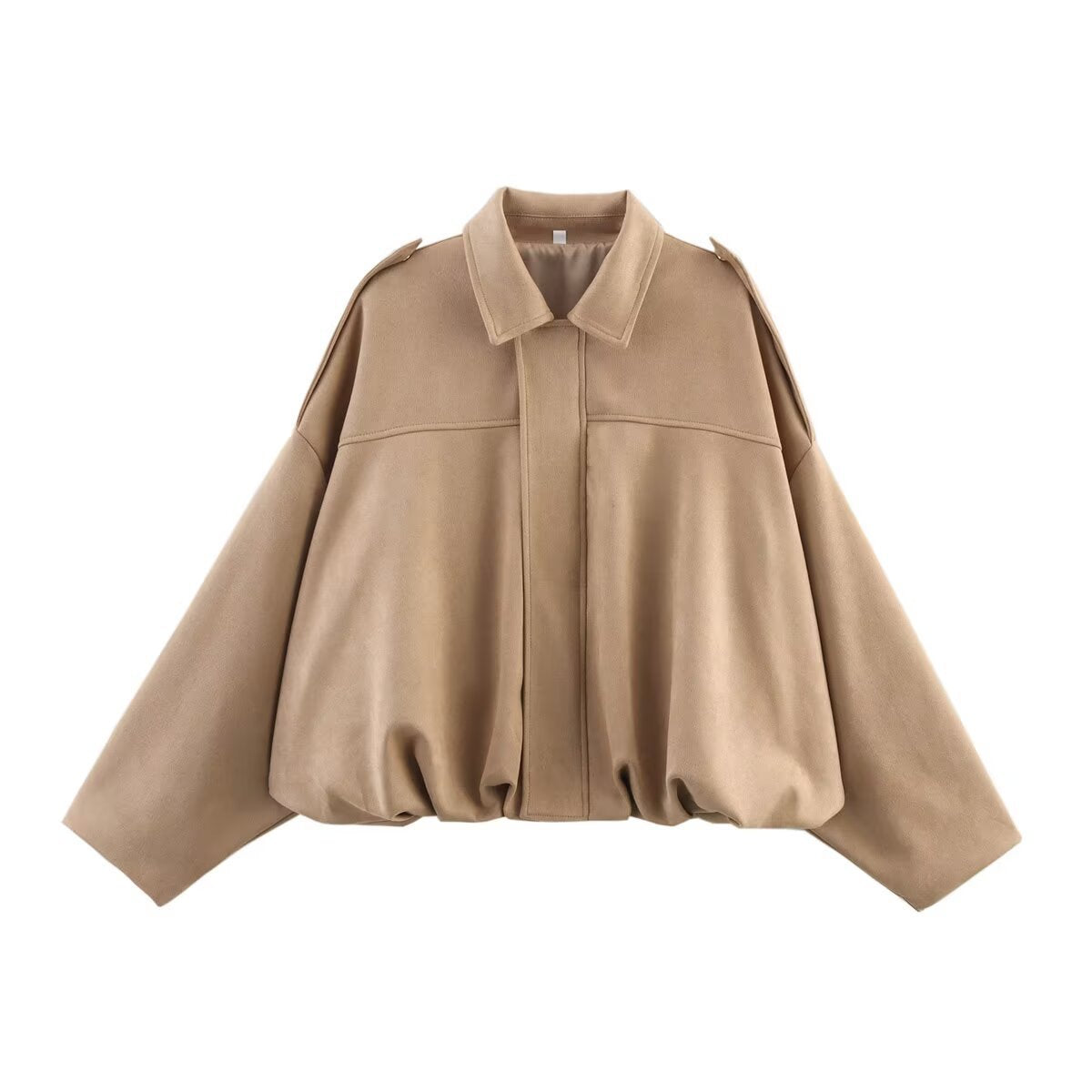 Calani Faux Suede Bomber Jacket