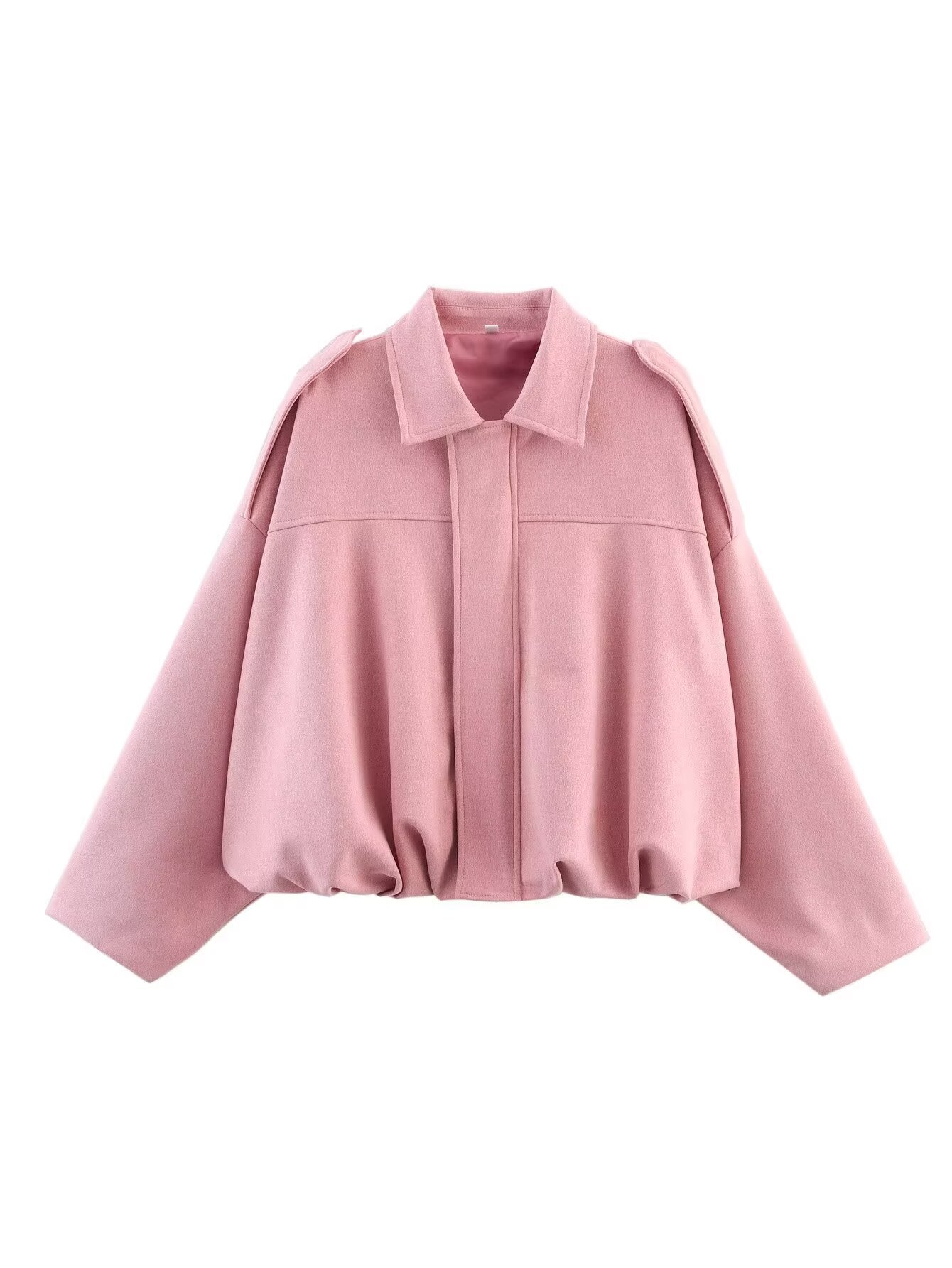 Calani Faux Suede Bomber Jacket
