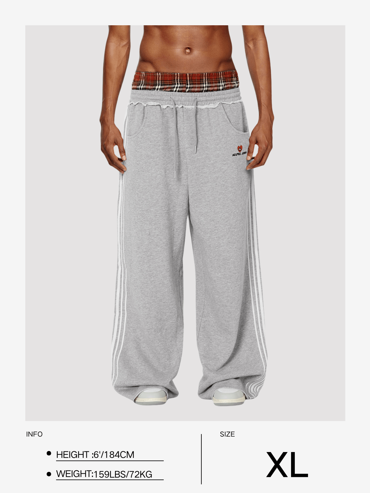Calani Double Waist Baggy Sweatpants