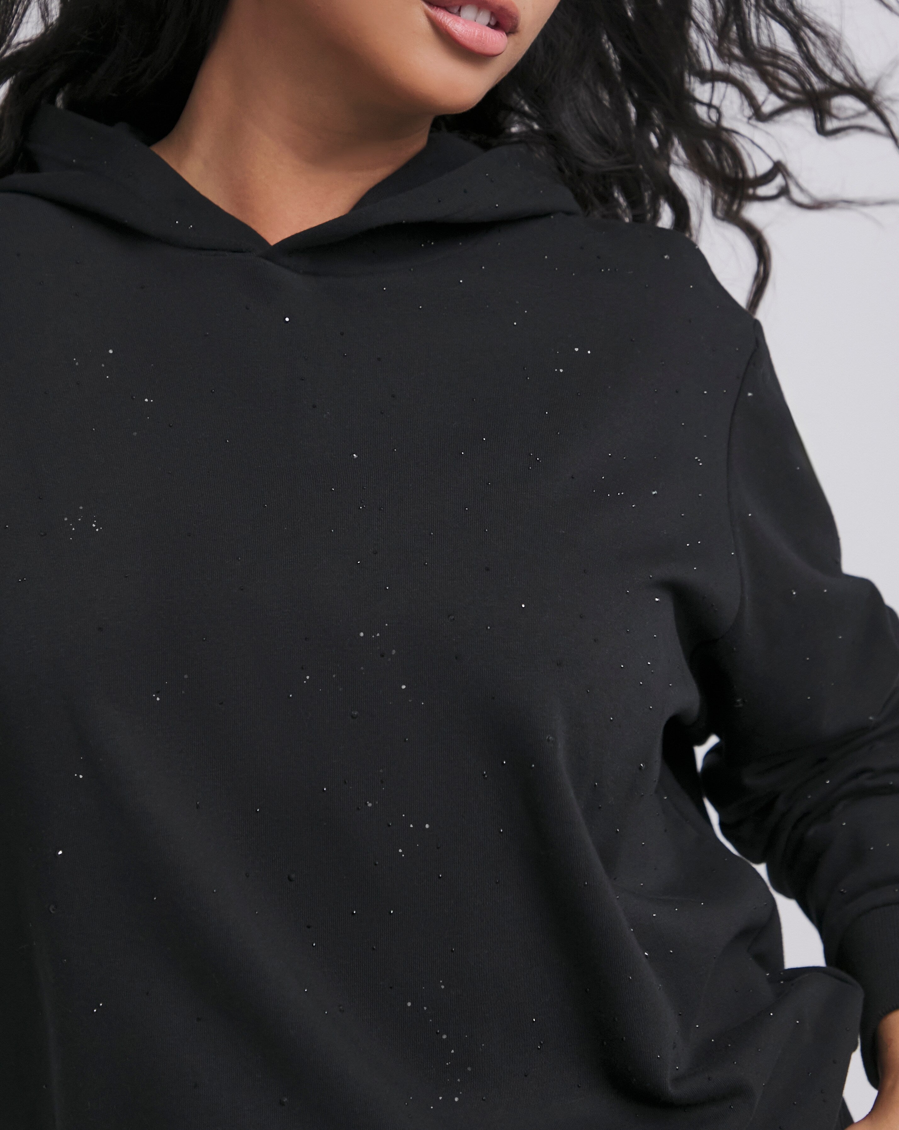 Black Diamante tracksuit