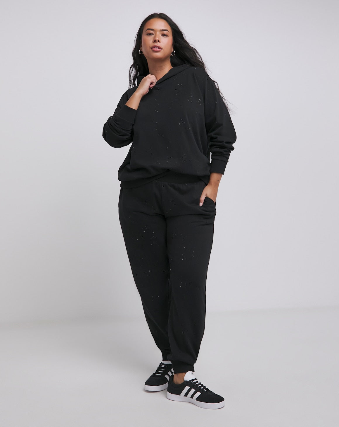 Black Diamante tracksuit