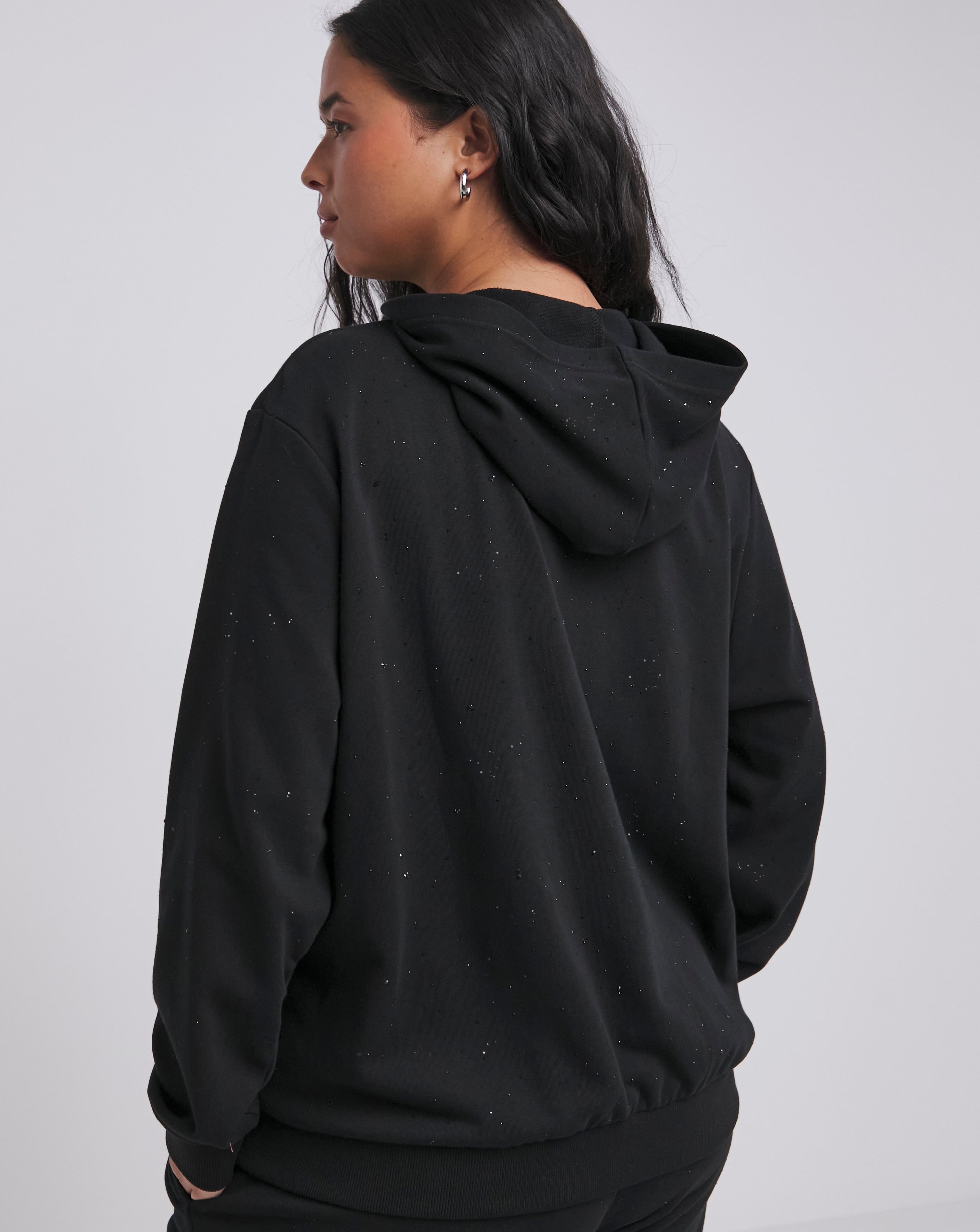 Black Diamante tracksuit