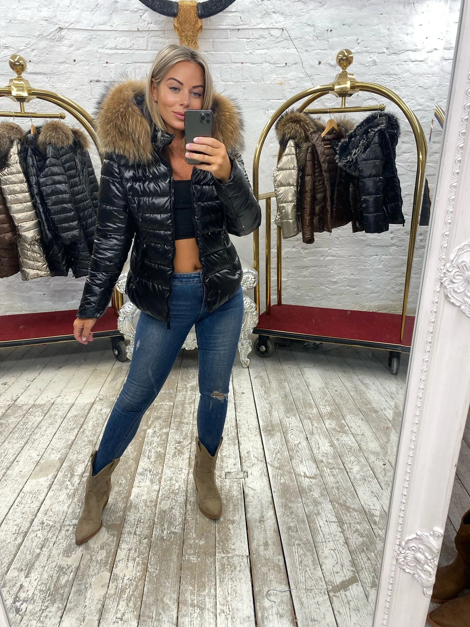 Black Puffer Coat