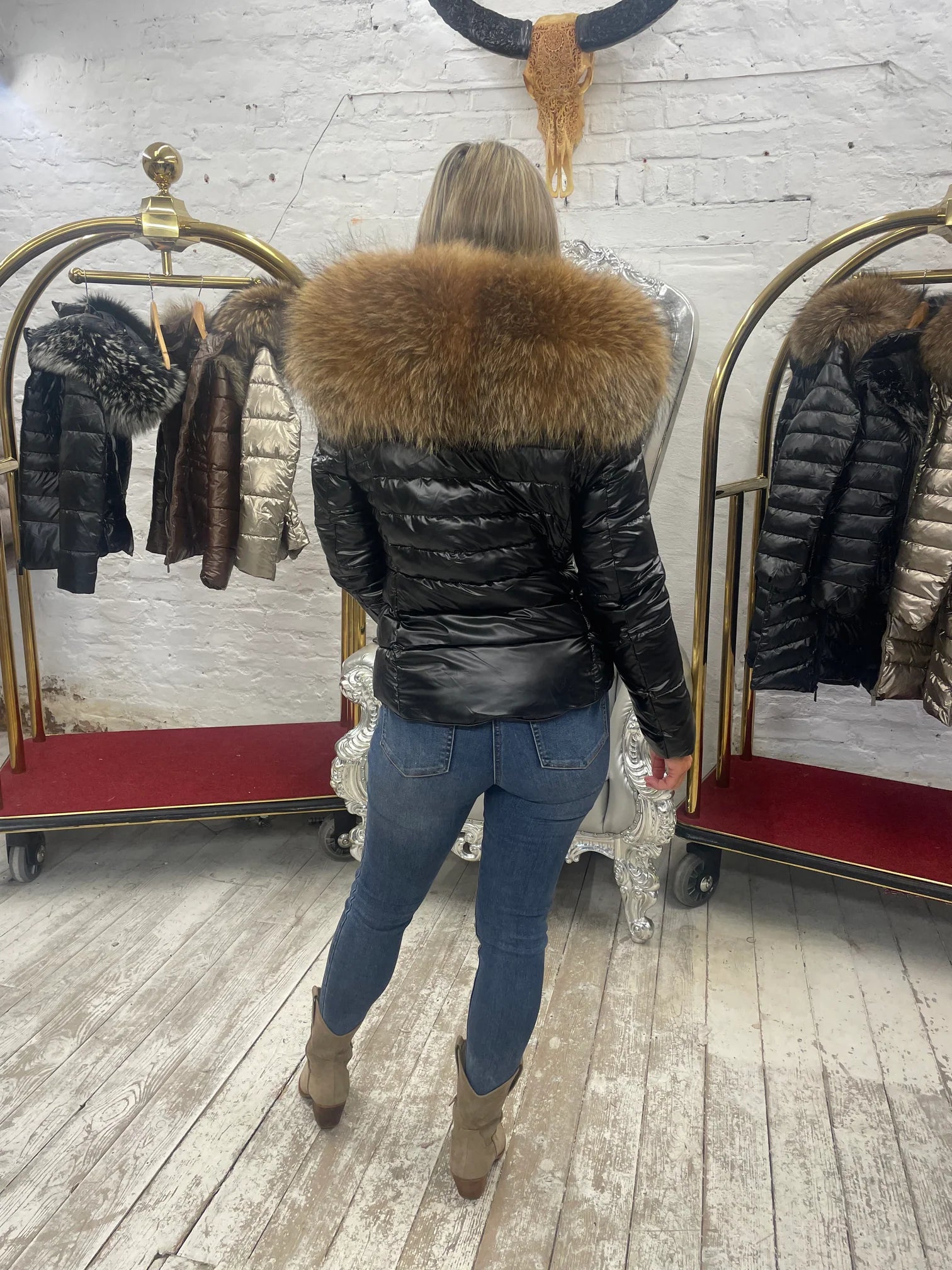 Black Puffer Coat