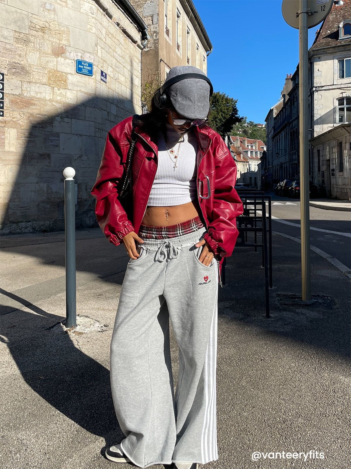 Calani Double Waist Baggy Sweatpants