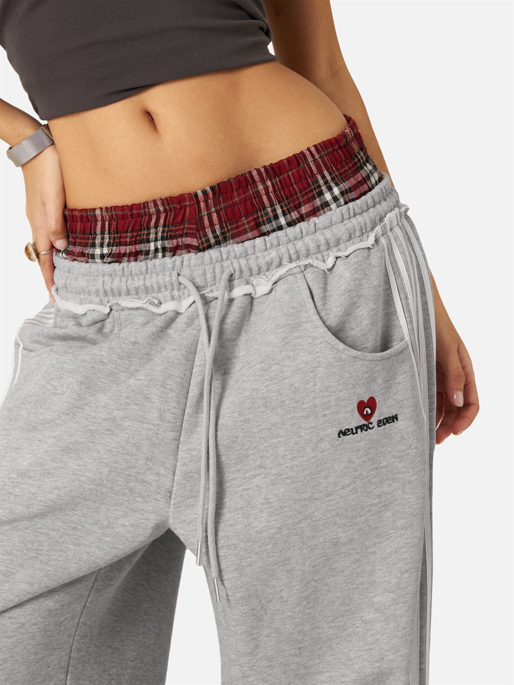 Calani Double Waist Baggy Sweatpants
