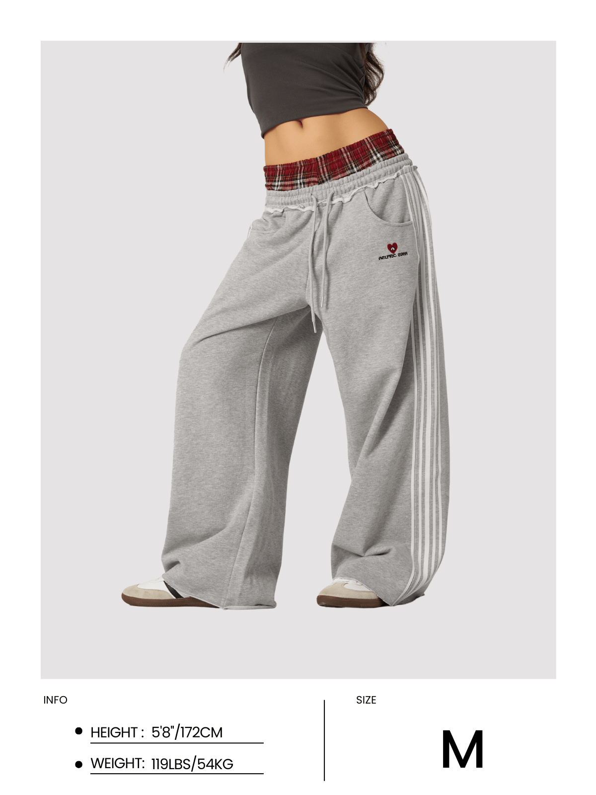 Calani Double Waist Baggy Sweatpants